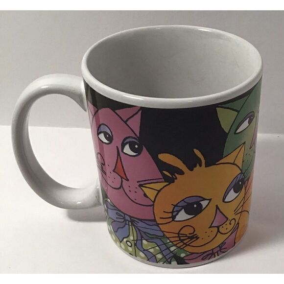 🐱 Vintage “Cool Cats” Mug by Loralie Harris (2006) Coffee Cup - Picture 6 of 10